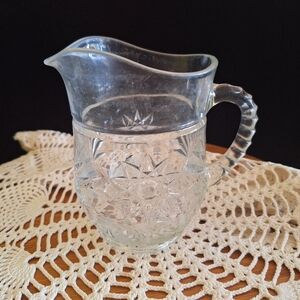 Anchor hocking Star of David pitcher
